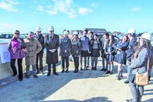 Helipuerto del Hospital Clínico presenta un avance del 99 por ciento