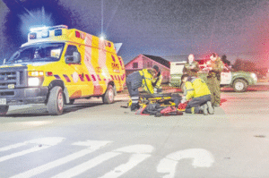 Conductor de motocicleta terminó con lesiones graves tras colisión