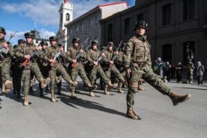 Efectivos de la IV Brigada Acorazada del Ejército mostraron ayer toda su gallardía