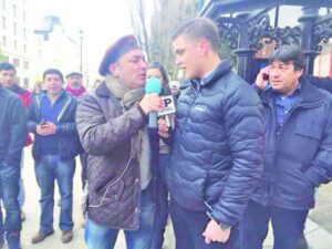 Luis Jara sorprendió visitando Punta Arenas para transmitir en vivo para “Mucho Gusto”
