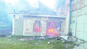 Nuevo incendio afectó a antigua construcción en Río de los Ciervos