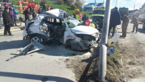 Tragedia: tío y sobrino fallecen en violento accidente de tránsito