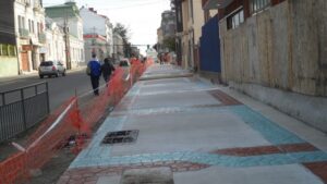 Veredas estampadas cambiarán el aspecto de la calle 21 de Mayo