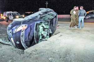 Natalina formalizada por volcar en ruta y conducir bajo efectos del alcohol
