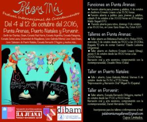 Festival Internacional de  Cuentacuentos “Palabra Mía”,  se realizará esta semana