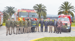 Bomberos recibió oficialmente cuatro carros para la Región de Magallanes
