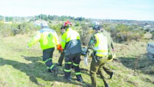 Conductor evadió control policial  y terminó con lesiones graves