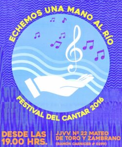 Este fin de semana se realiza tradicional “Festival del Cantar Echemos una Mano al Río”