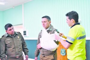 SAMU capacitó a personal  de avanzadas de Carabineros