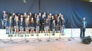 Los jóvenes cantaron  en Magallanes en el  II Encuentro de Coros
