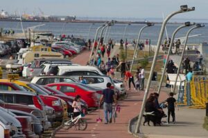 Magallánicos salieron a disfrutar de una máxima de 21 grados en Punta Arenas