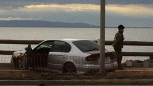 Una persona resultó lesionada luego de chocar en Avenida Costanera