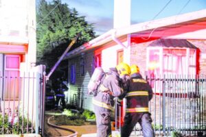 Emergencia en quincho movilizó a Bomberos