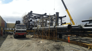 Está ejecutada más de la mitad del total de la ampliación del Muelle Prat