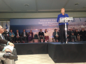 Presidenta Michelle Bachelet decretó horario diferenciado para la Región de Magallanes