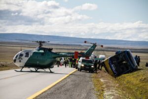 Conductor grave y otros cuatro  lesionados tras accidente de bus