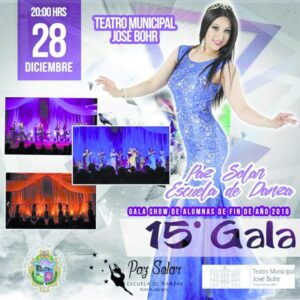 Llega la XV gala de la Escuela de Danzas Paz Solar