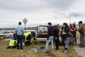 Ola de accidentes e incendios desató  ayer un trágico comienzo del año 2017
