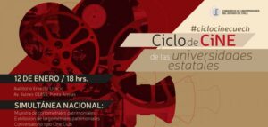 Universidades estatales realizan exhibición simultánea de cine en todo Chile