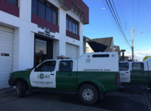 Pareja rompió ventanales de la Séptima Compañía de Bomberos y de casa particular