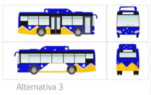 Vía Austral y diseño con la bandera magallánica identificarán a los buses