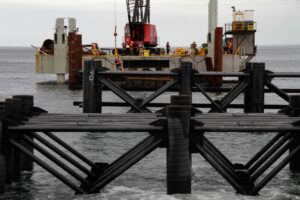 Un 70 por ciento de avance registra ampliación del muelle Prat