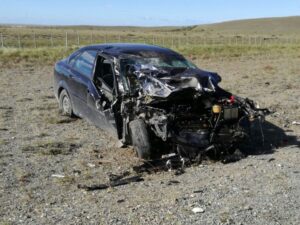 Conductor resultó herido grave tras  impactar camión argentino en la ruta