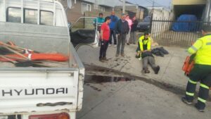 Conductores resultaron lesionados  luego de violenta colisión