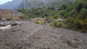 Aluvión en Los Andes dejó a cuatro personas desaparecidas