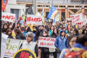 GALERÍA | Más de 200 personas se sumaron ayer a la marcha “No + AFP” en la capital regional