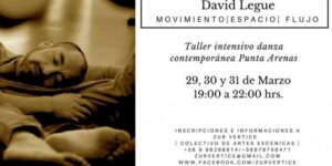 Hoy parte taller intensivo de danza  contemporánea con el destacado bailarín David Legue