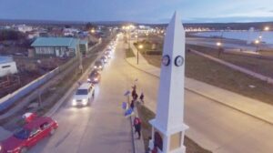 Porvenireños protestaron a ambos lados del Estrecho