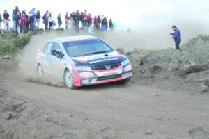 Víctor Ibarra junto a Diego Barrientos,  se quedaron con el pódium del rally de Timaukel