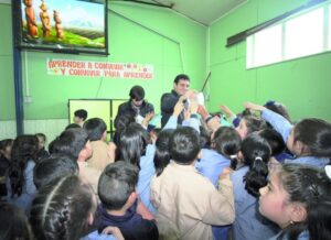 Realizan campaña “Regresa seguro a clases” en Escuela La Milagrosa