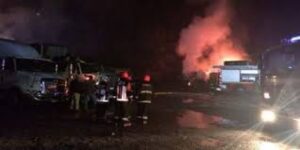Ataque incendiario que afectó a 19 camiones en La Araucanía