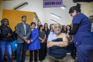Partió campaña de vacunación contra la influenza