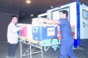 A Santiago enviaron órganos donados  por hombre fallecido  en Hospital Clínico