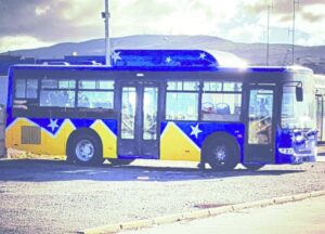 Esperan que a fines del primer semestre estén todos los buses del transporte urbano pintados con nuevo diseño