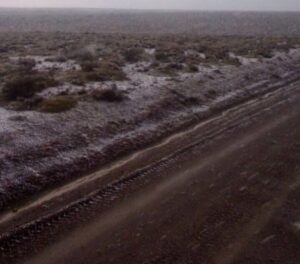 Primera nevada del año en Magallanes ocurrió en Cullen
