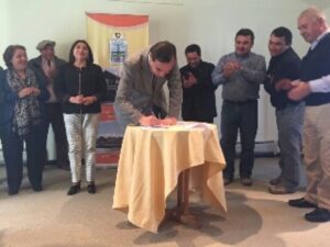 Gobierno y Porvenir firman acuerdo por emergencias