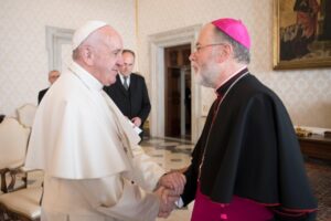 Obispo Bernardo Bastres compartió la solidaridad del Papa con Siria al inicio de la Semana Santa