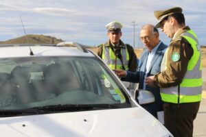 Realizan campaña en las rutas para evitar accidentes de tránsito