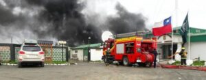 Gendarmería realizó simulacro de incendio e intento de fuga en Porvenir