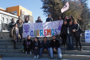 Organizaciones sociales se congregaron en Punta Arenas para apoyar a Nabila Riffo