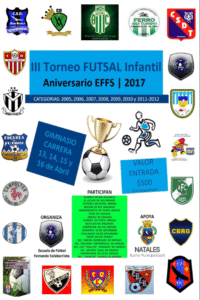 Escuela de Fútbol de Puerto Natales  organiza Campeonato de Futsal Infantil