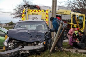 Dos heridos fue el saldo  de violenta colisión