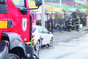 Desperfecto en medidor de gas movilizó a dos unidades de Bomberos