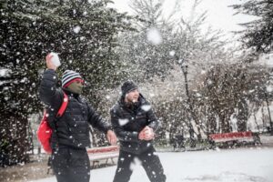 Punta Arenas se vistió de blanco con su primera nevada 2017