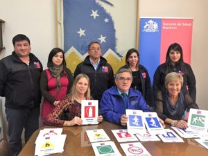 Más de 2.600 señaléticas entregó el ISL para los hospitales de Puerto Natales y Porvenir