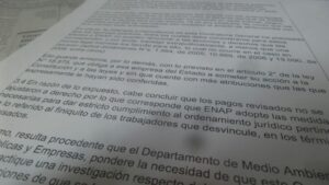 Contraloría impugna  indemnizaciones en ENAP